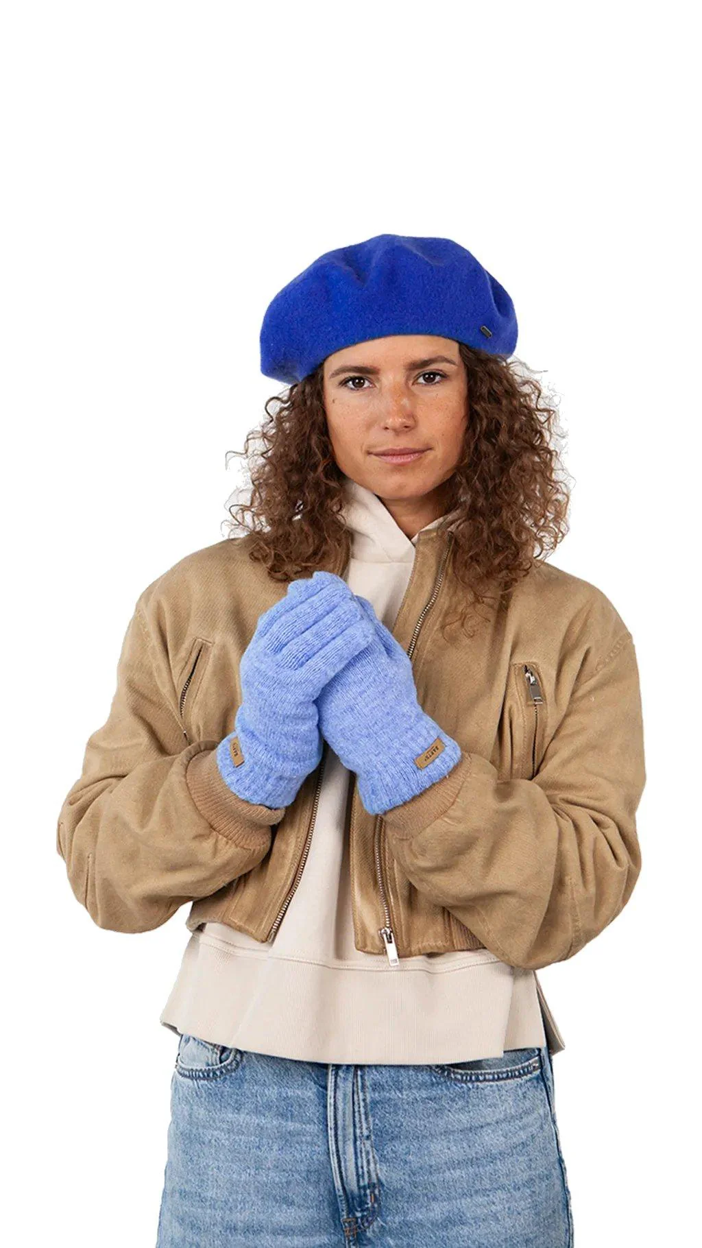 Women's Witzia Gloves - Light Blue - Image 3