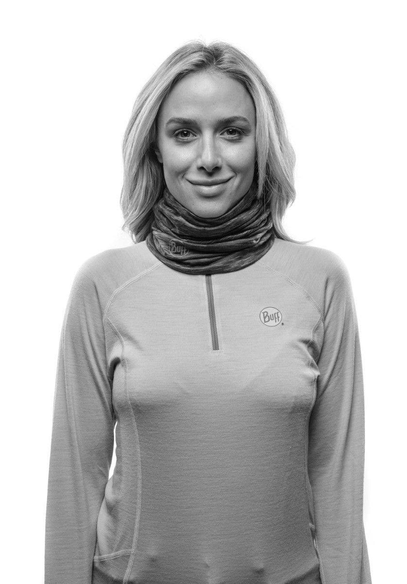 Heavyweight Merino Buff - Fog Grey / Multi Stripe - Image 5