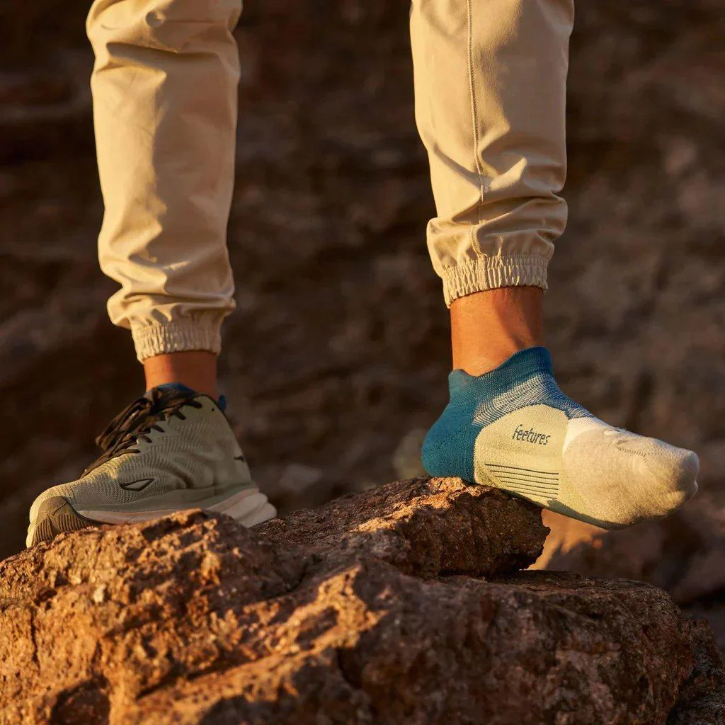 Unisex Elite Light Cushion No Show Tab Socks - Green - Image 4