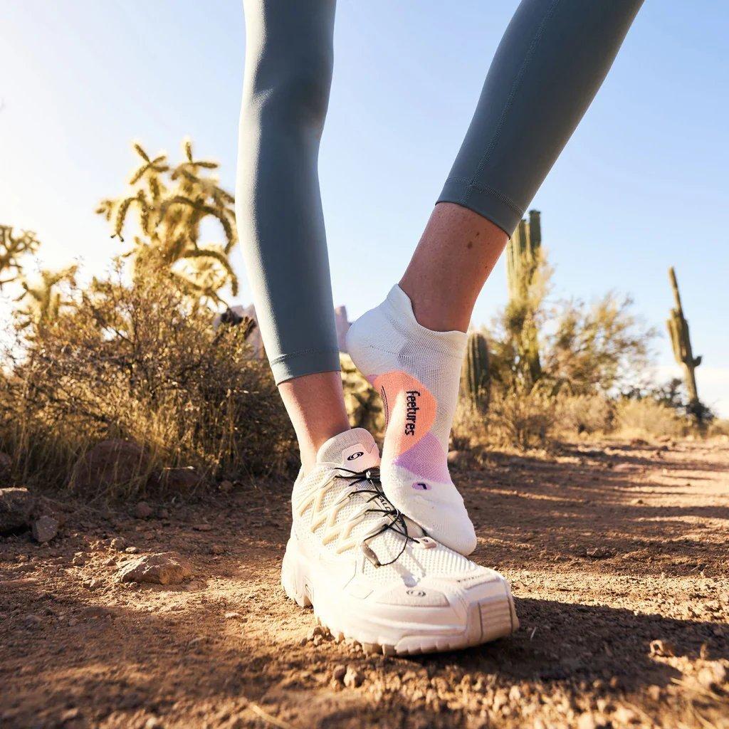 Unisex Elite Light Cushion No Show Tab Socks - Light Green - Image 4