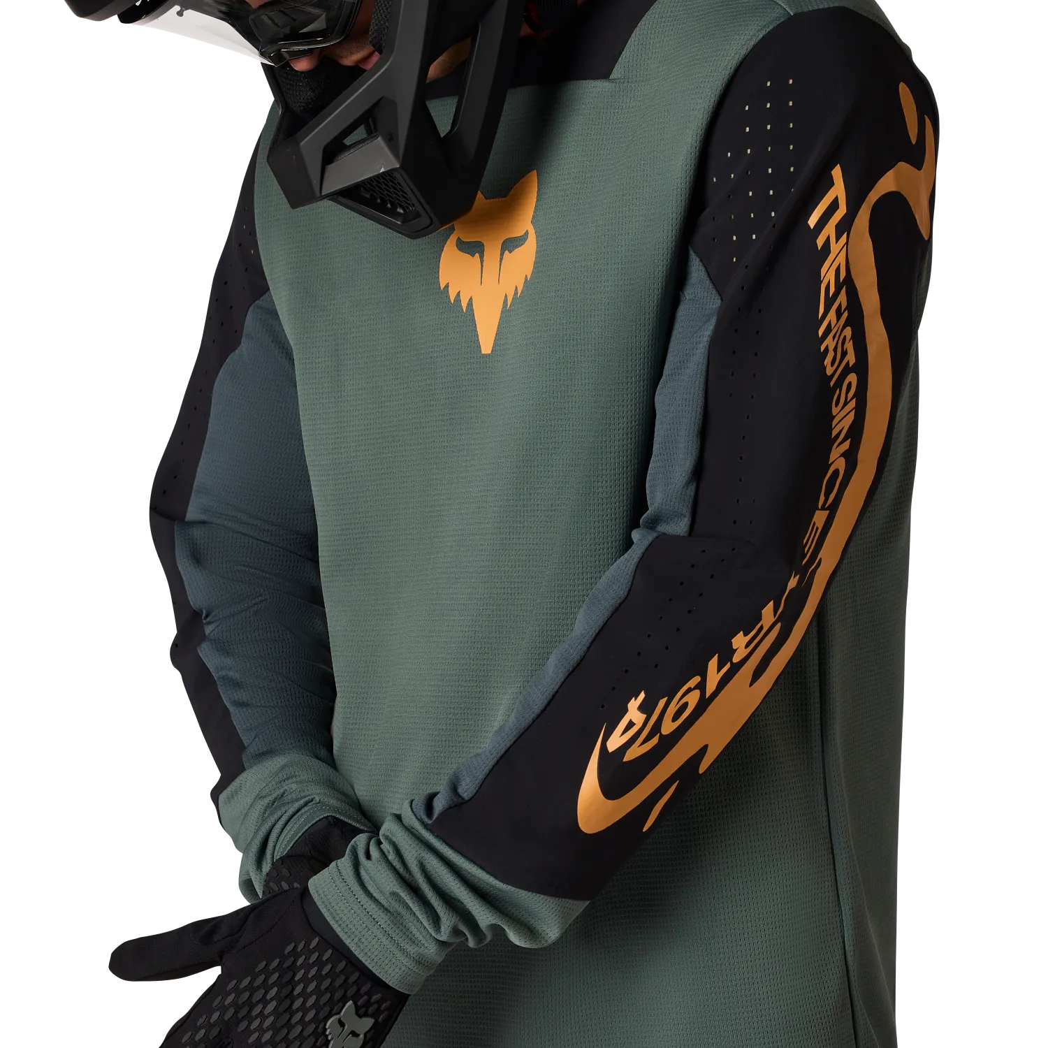 Men's Defend Creation Long-Sleeve Jersey - Green - Image 3