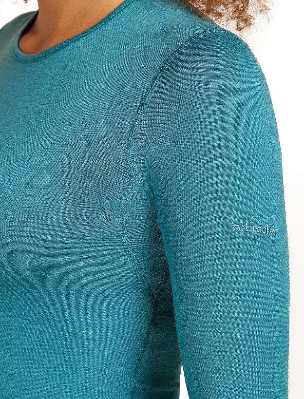 Women's 200 Oasis Long-Sleeve Crewe Thermal Top - Blue - Image 5