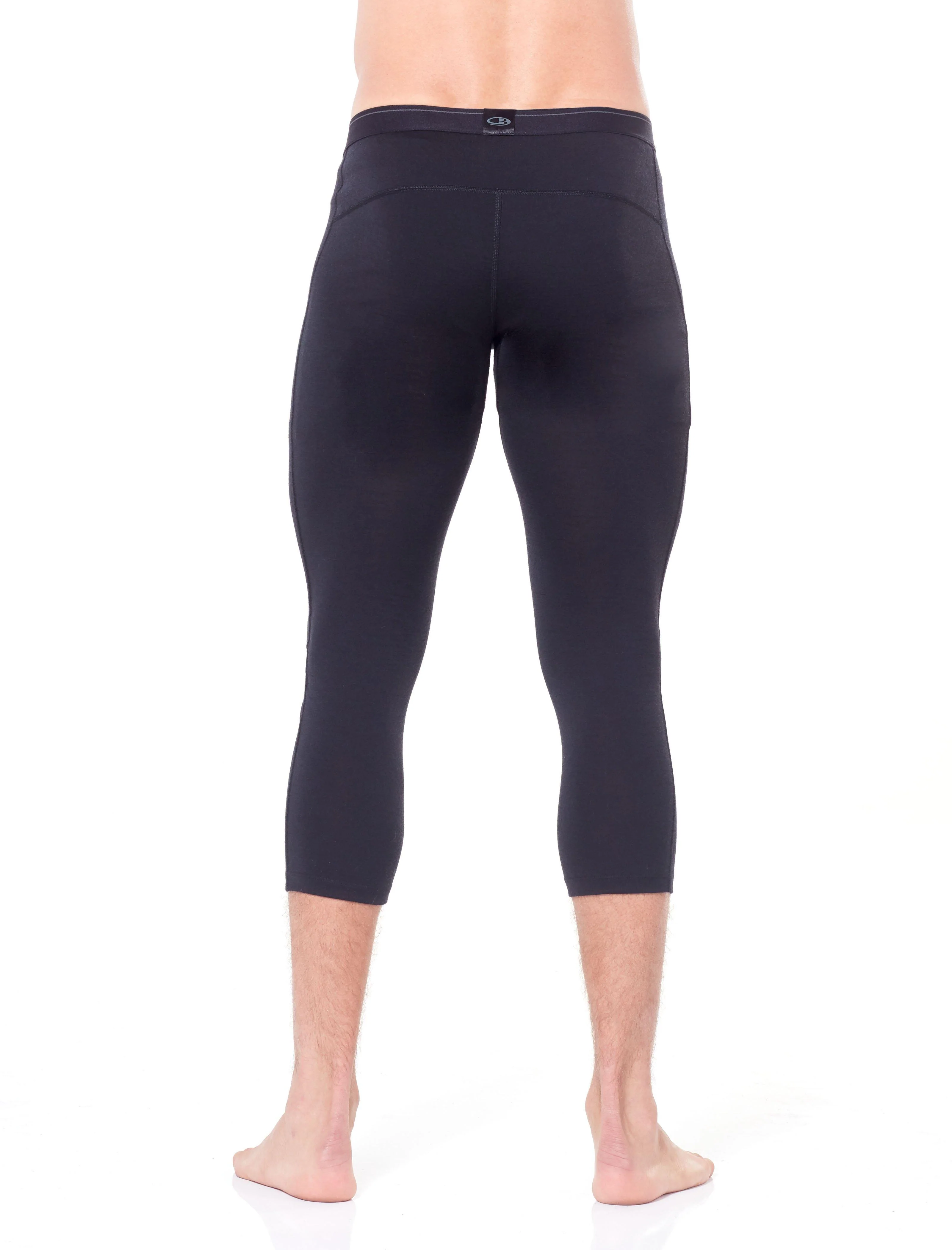 Men's 200 Oasis 3/4 Thermal Leggings - Black - Image 3