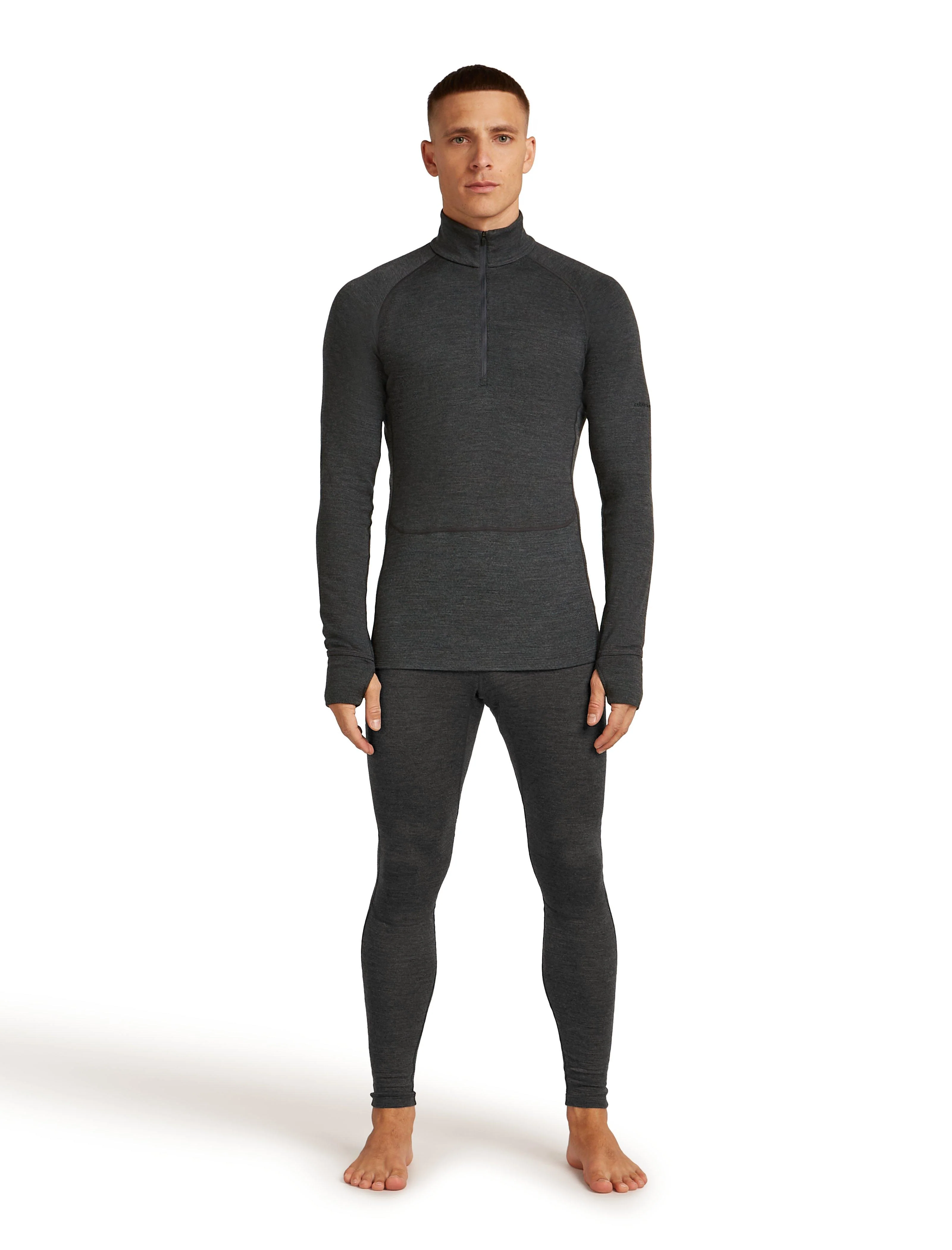 Men's 260 Zoneknit Long Sleeve Half Zip - Grey - Image 7