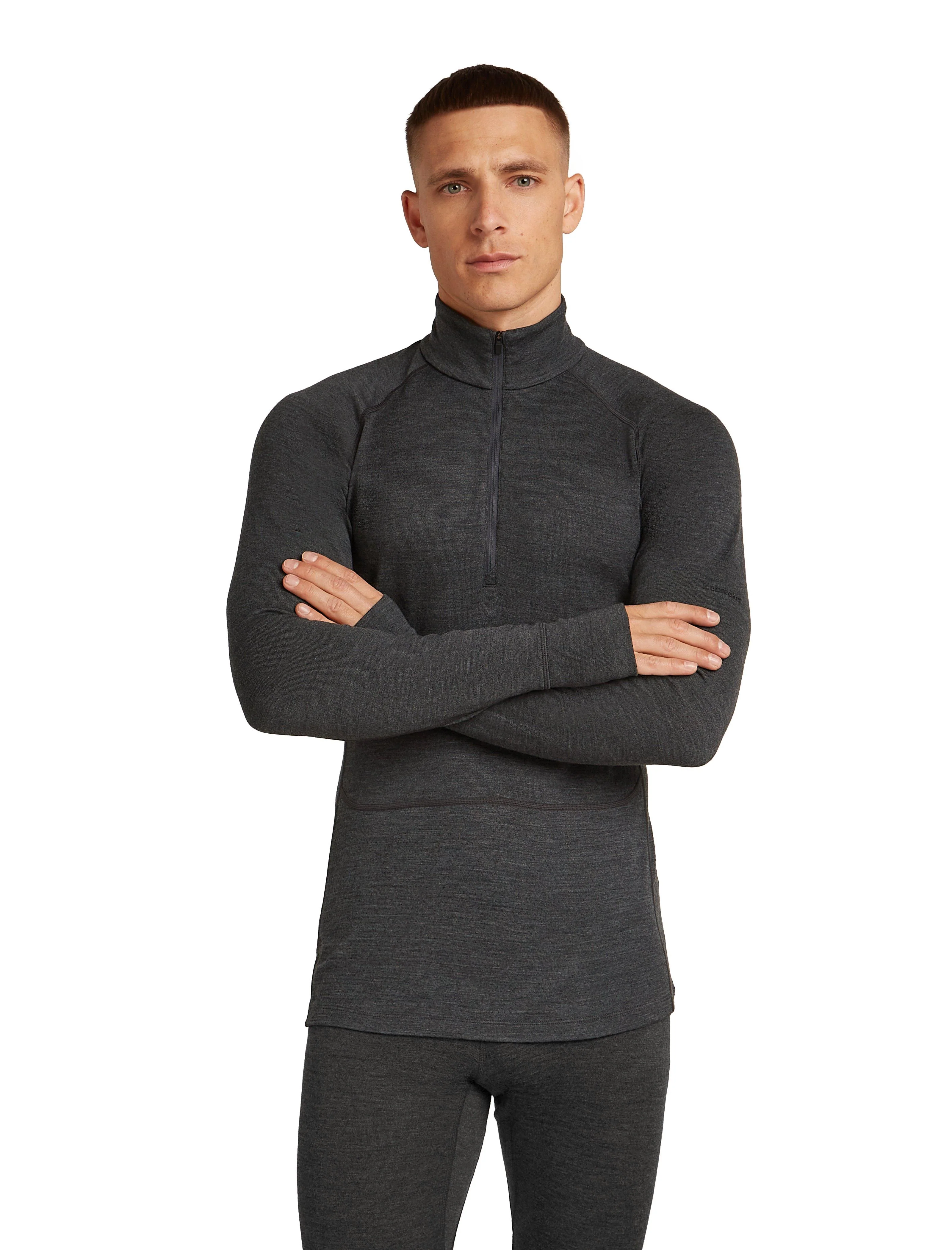 Men's 260 Zoneknit Long Sleeve Half Zip - Grey - Image 9
