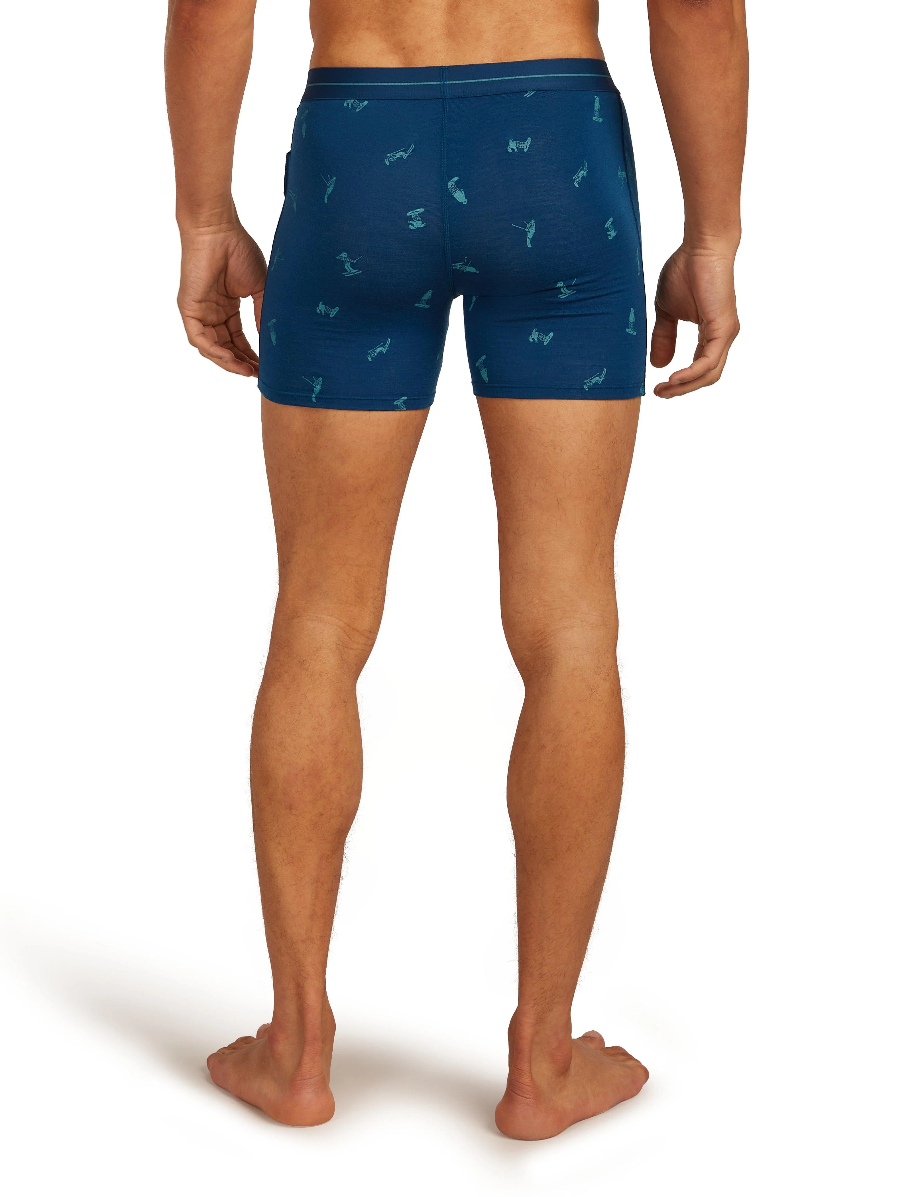 Men's 150 Anatomica Boxers Ski Day - Atlantis / Topaz - Image 3