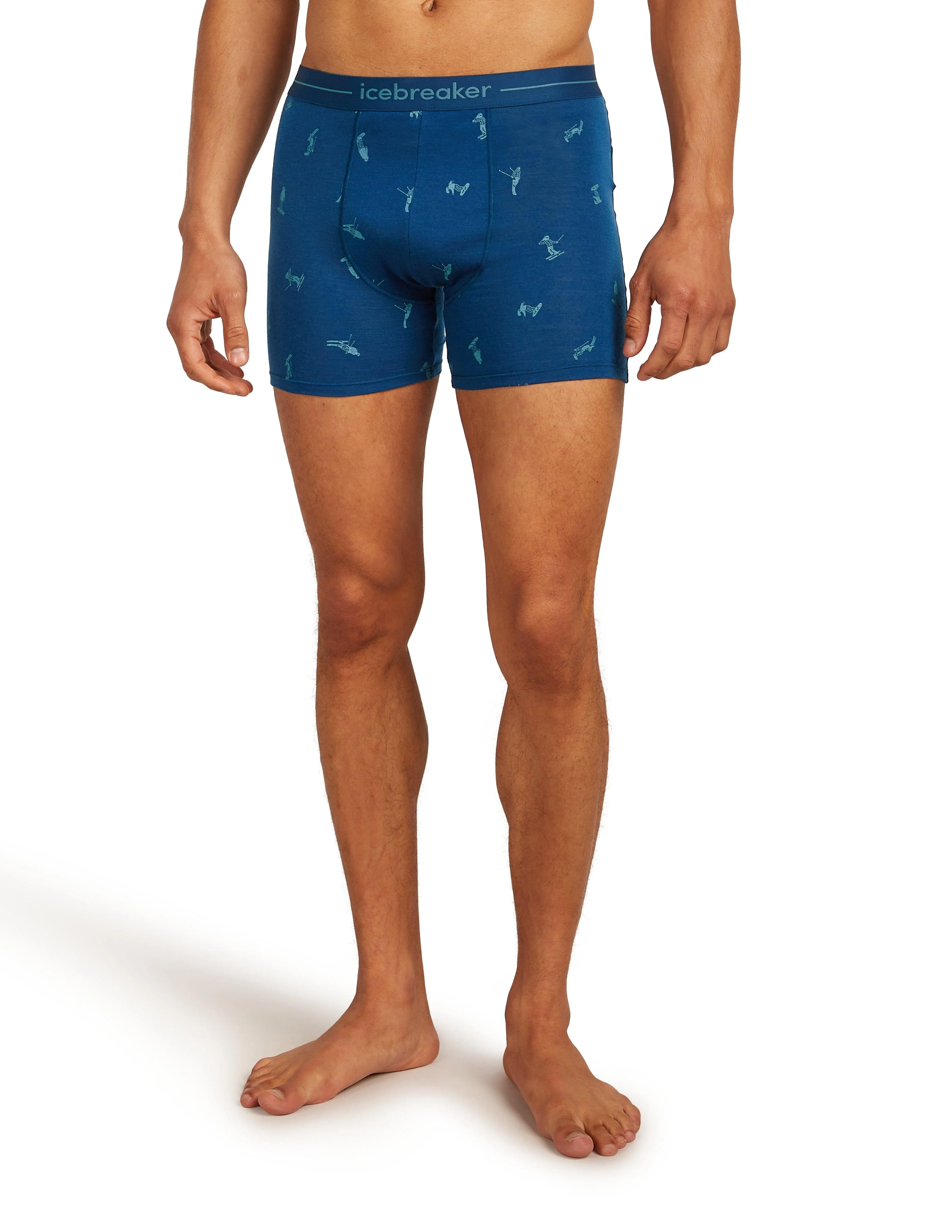 Men's 150 Anatomica Boxers Ski Day - Atlantis / Topaz - Image 4