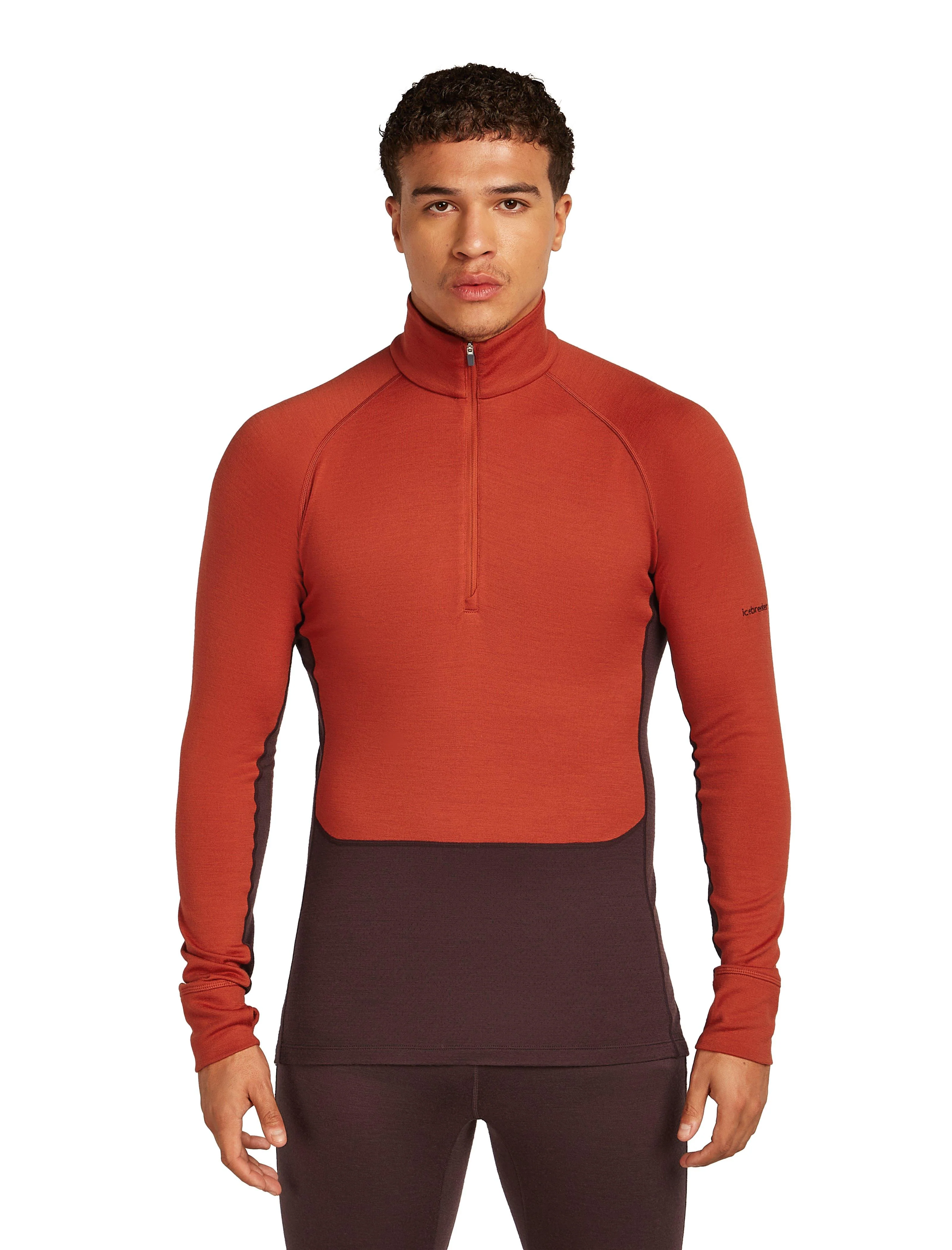 Men's 260 Zoneknit Long Sleeve Half Zip - Red - Image 6
