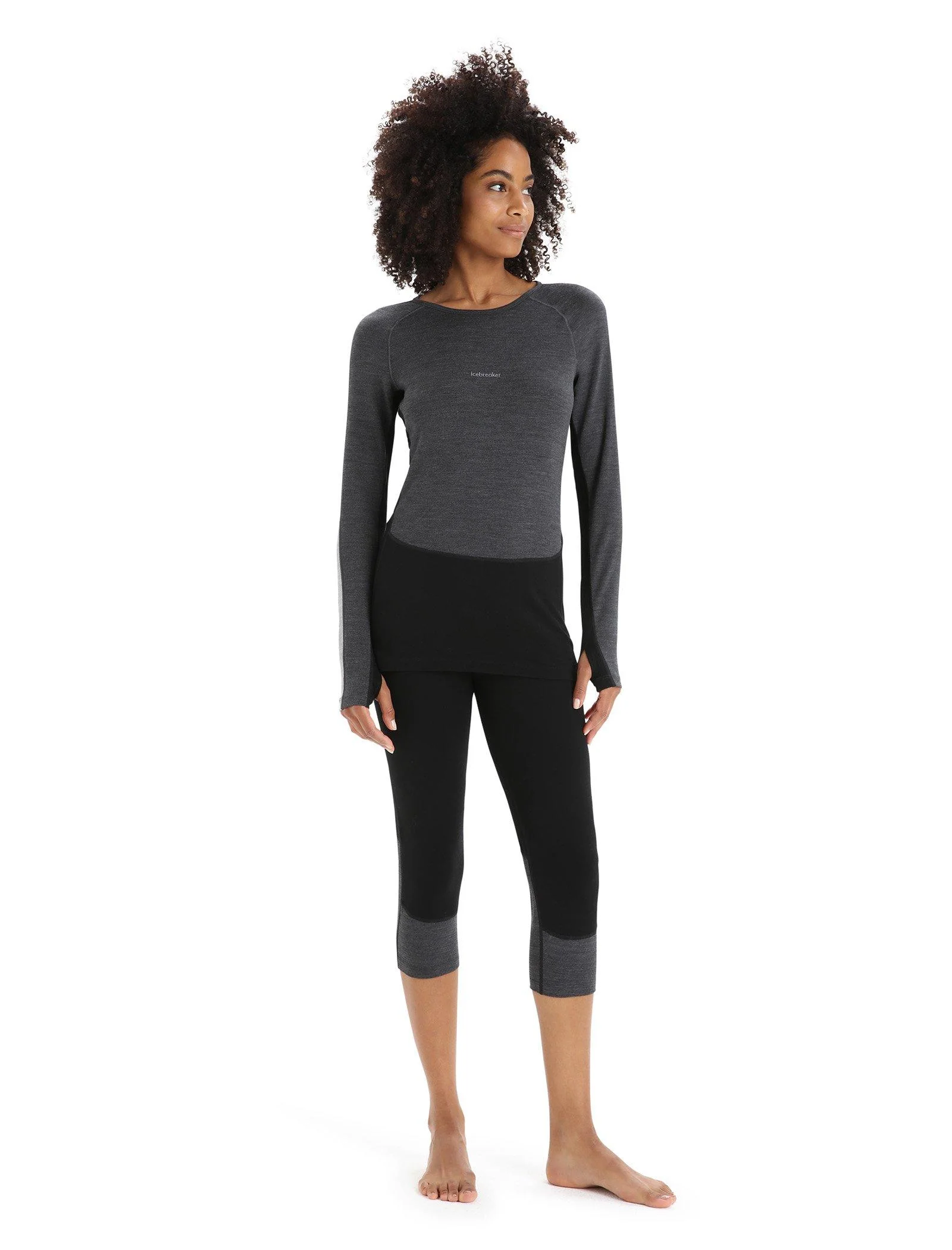 Women's 260 Zoneknit Merino Thermal Legless-  Black - Image 5