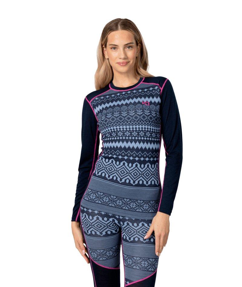 Women's Live Long-Sleeve Base Layer Top - Navy - Image 3