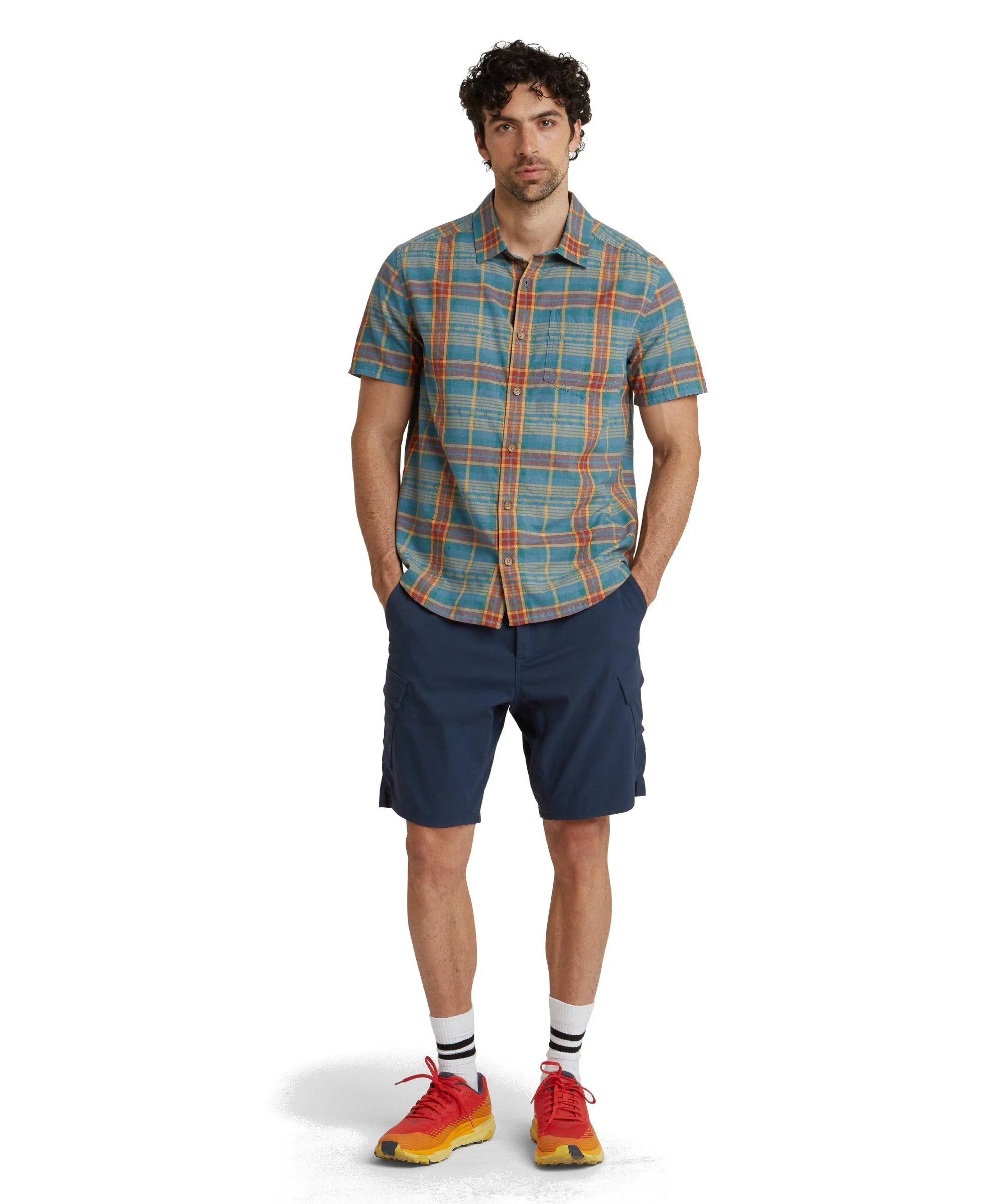 Men's Bara Cargo Shorts - Navy - Image 4