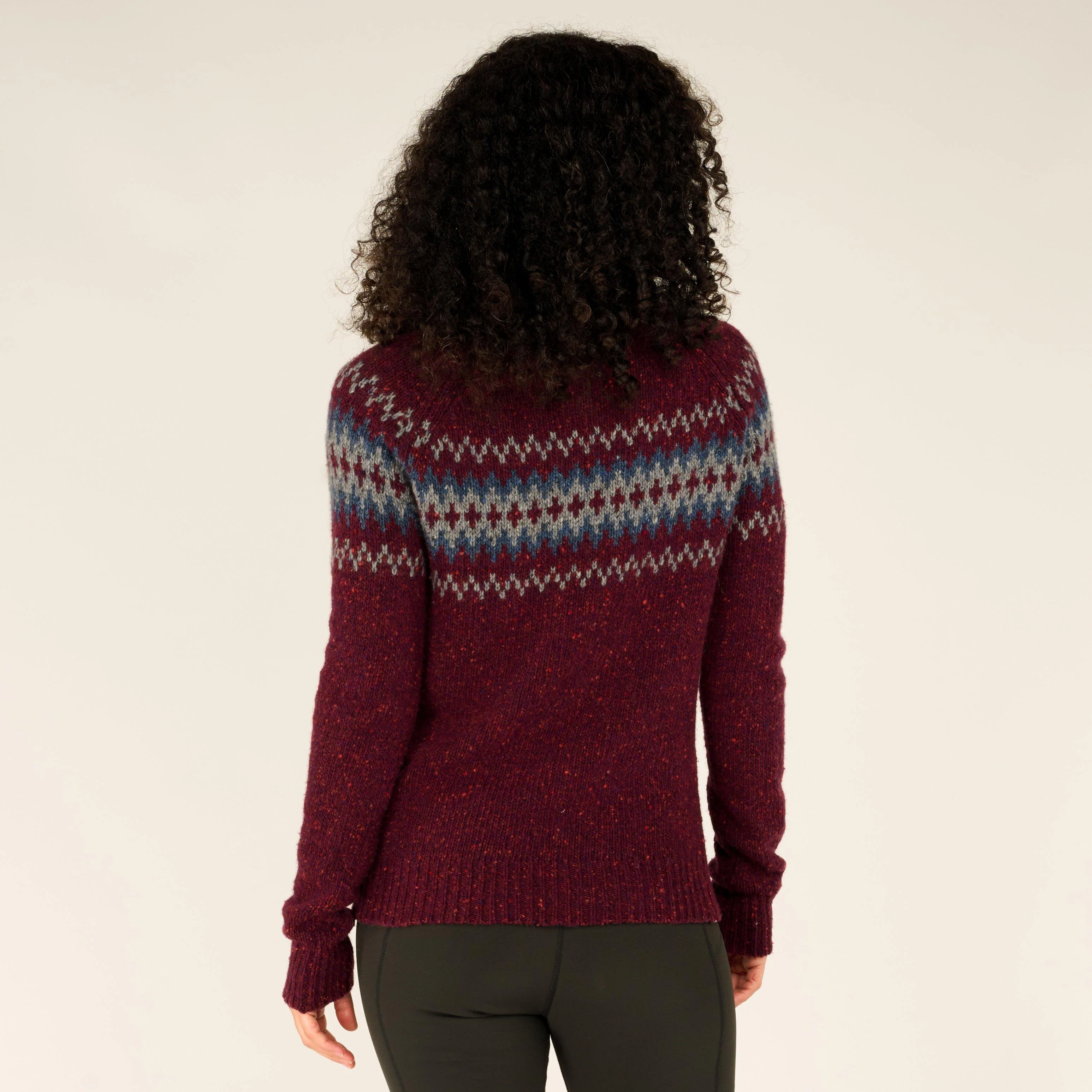 Women's Dumji Crew Neck - Beet Red - Image 3