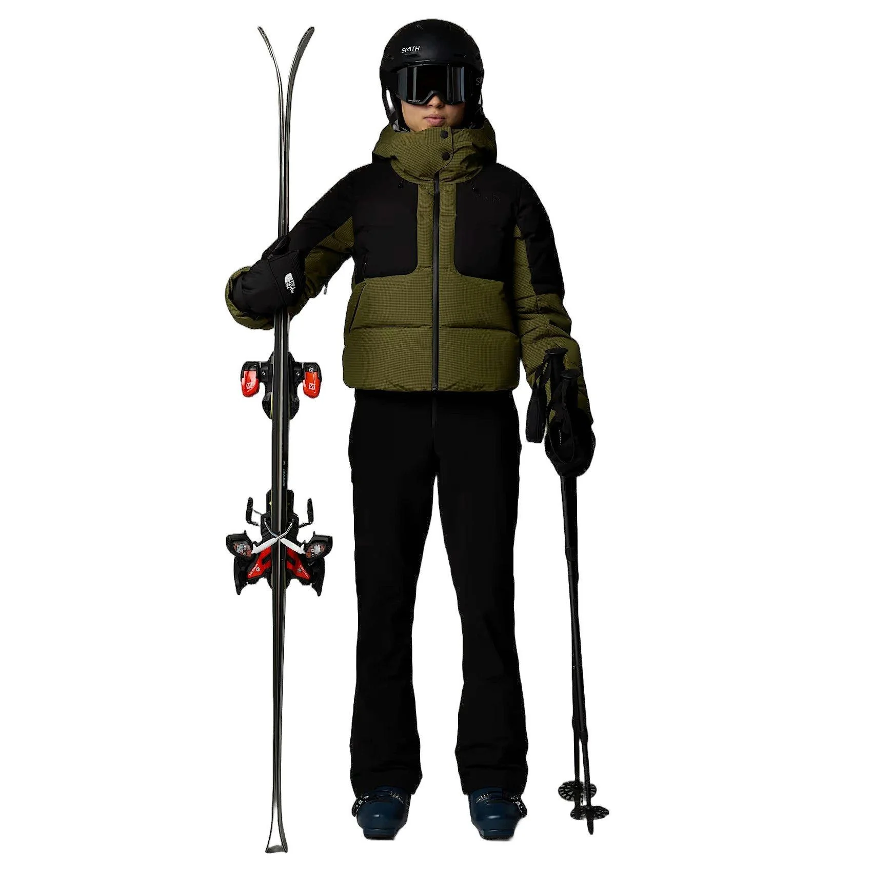 Women's Montana Ski Mittens - Black - Image 6